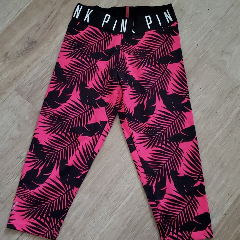 Pink work out Capri legging